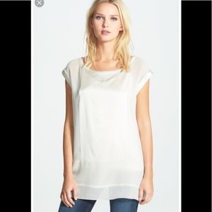 Eileen Fisher Silk Tunic Blouse- Size M